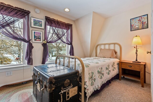 10 Seaside Ave, Saco, ME 04072 - bedroom with carpet floors, baseboards, and recessed lighting