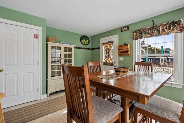 10 Seaside Ave, Saco, ME 04072 - dining space with light tile patterned floors