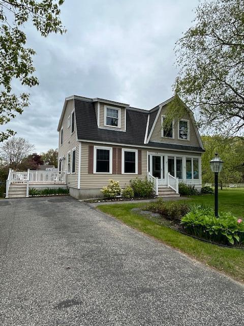 10 Seaside Ave, Saco, ME 04072 - dutch colonial with a gambrel roof and driveway