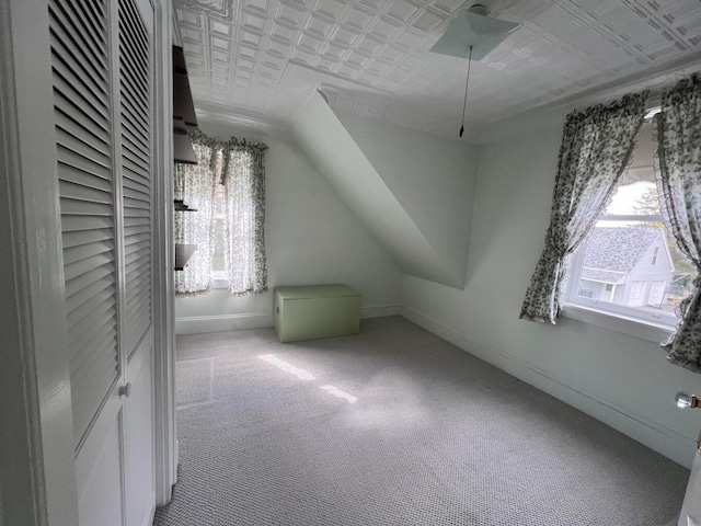 additional living space with carpet and plenty of natural light