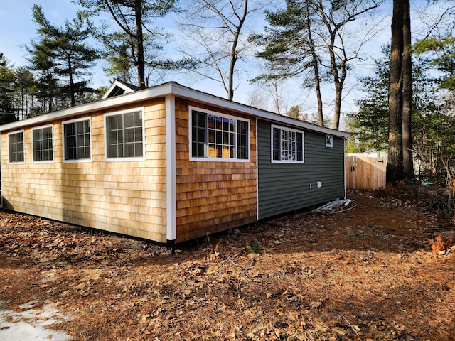 view of outbuilding