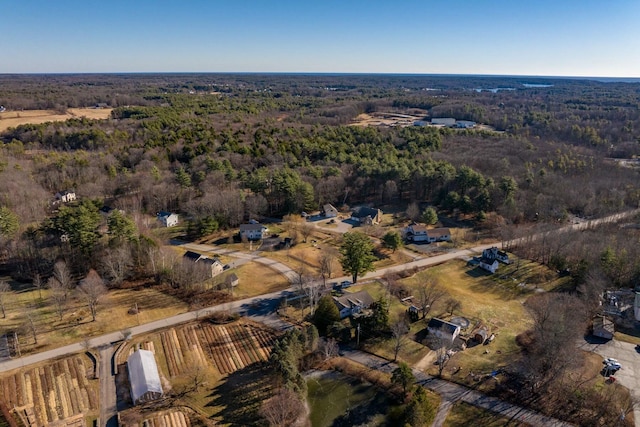 drone / aerial view featuring a rural view