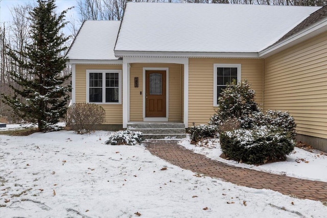 view of front of property