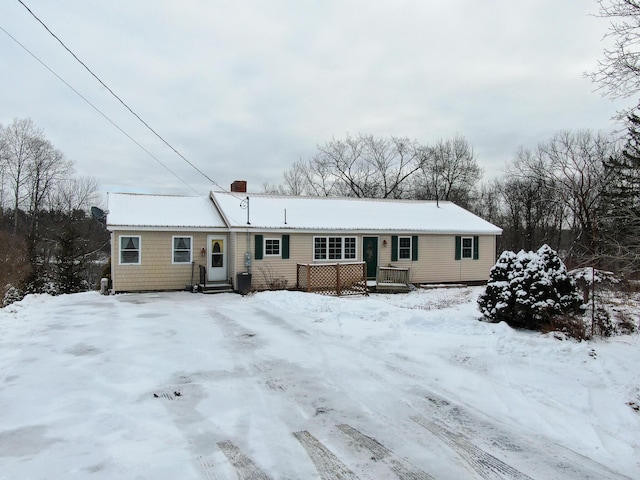 view of front of home