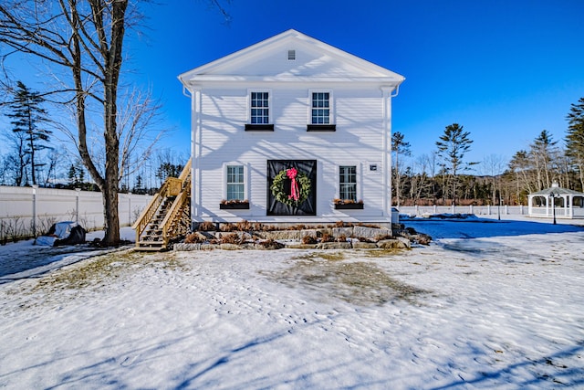 view of front of home