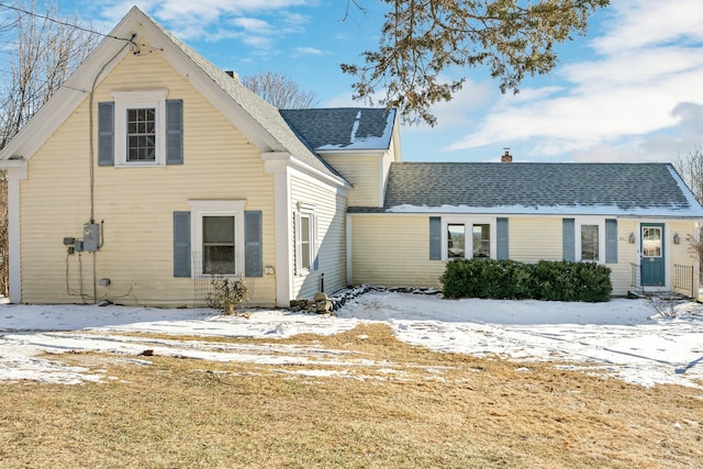 view of front of home