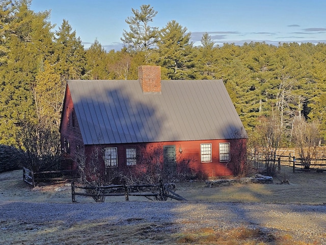 view of property exterior