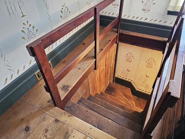 view of stairs