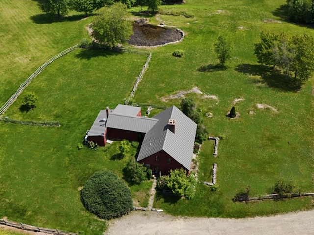 99 Angier Rd, Alna, ME 04535 - view from above of property