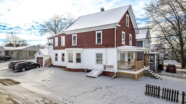 view of front of house with a porch