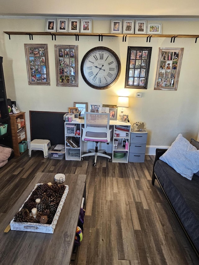 bedroom featuring hardwood / wood-style flooring