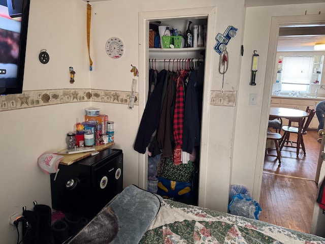 10 Russ St, Caribou, ME 04736 - bedroom with a closet and hardwood / wood-style flooring