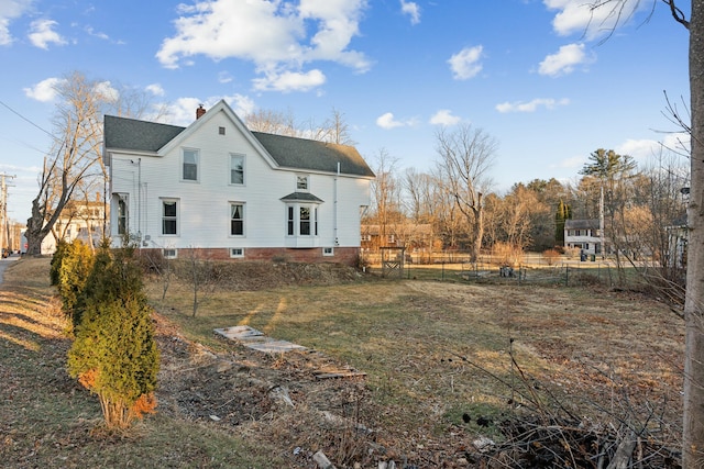 view of home's exterior