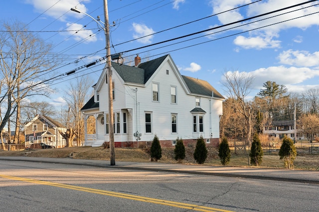 view of front of property