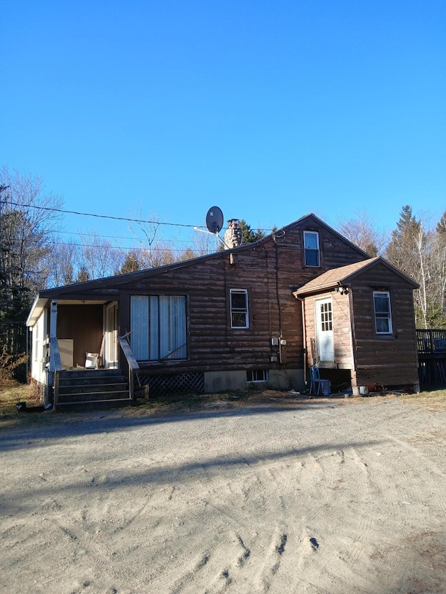 view of rear view of house