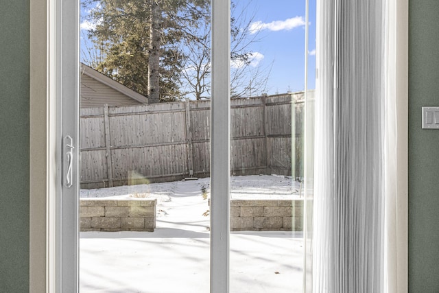 view of doorway