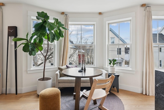 interior space featuring a wealth of natural light