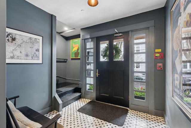 entryway featuring plenty of natural light