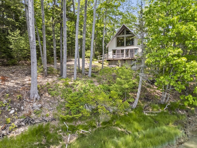 36 Storer Rd, Bremen, ME 04551 - view of yard