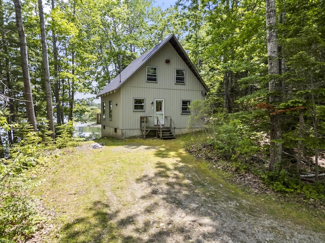 36 Storer Rd, Bremen, ME 04551 - back of property