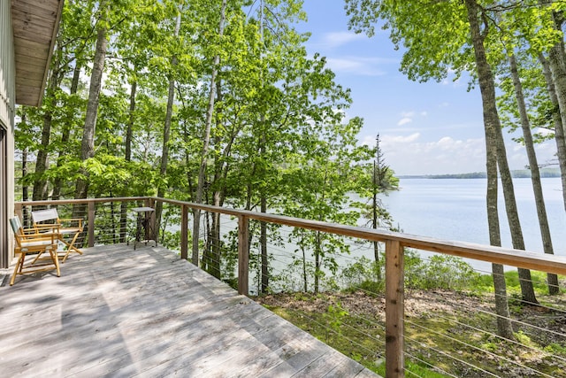 36 Storer Rd, Bremen, ME 04551 - deck with a water view