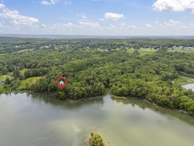 36 Storer Rd, Bremen, ME 04551 - drone / aerial view of a forest and a large body of water