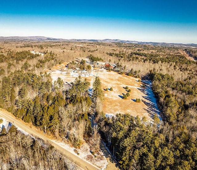 50 Peters Rd, Searsmont, ME 04973 - drone / aerial view with a mountain view
