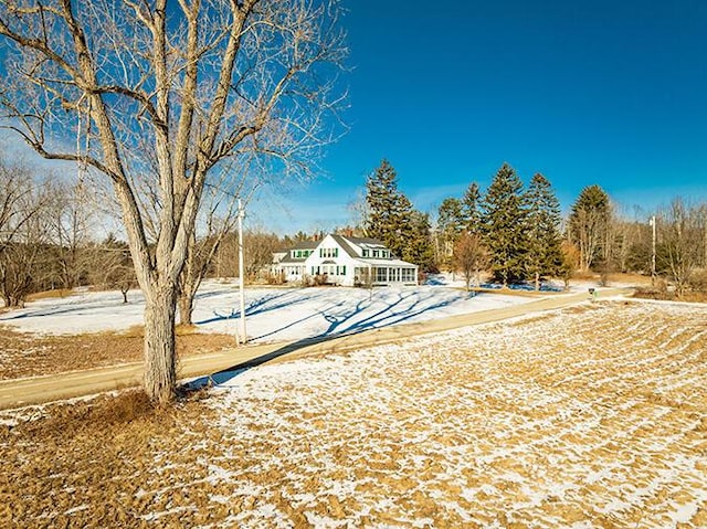 50 Peters Rd, Searsmont, ME 04973 - view of yard covered in snow