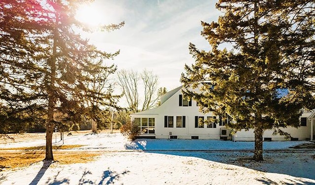 50 Peters Rd, Searsmont, ME 04973 - view of front of home with a sunroom