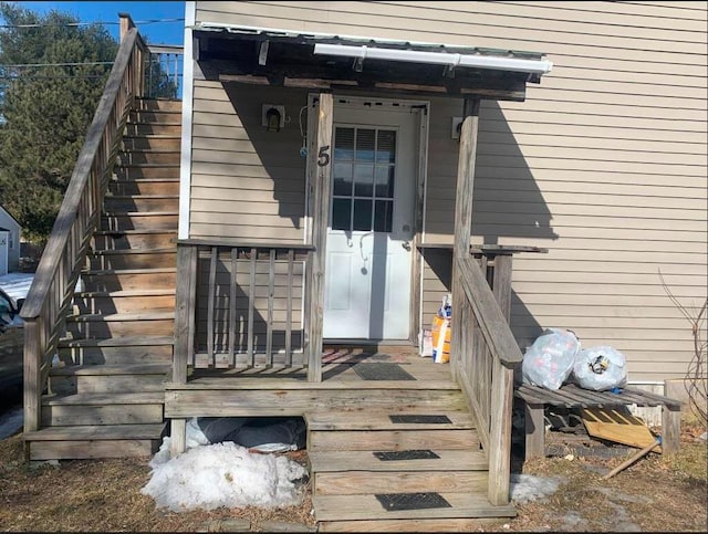 view of entrance to property