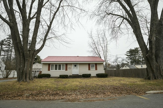 view of ranch-style home