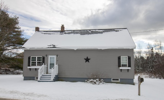 view of front of house