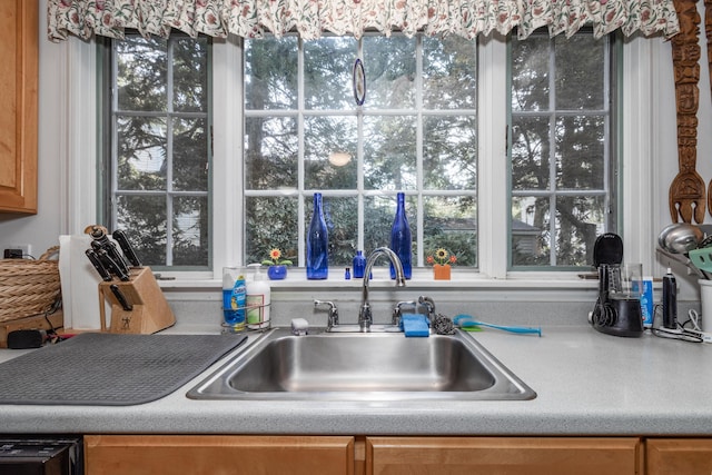 kitchen featuring sink