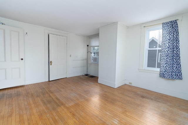 interior space with light wood-type flooring