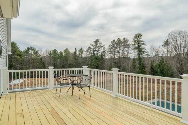 view of deck