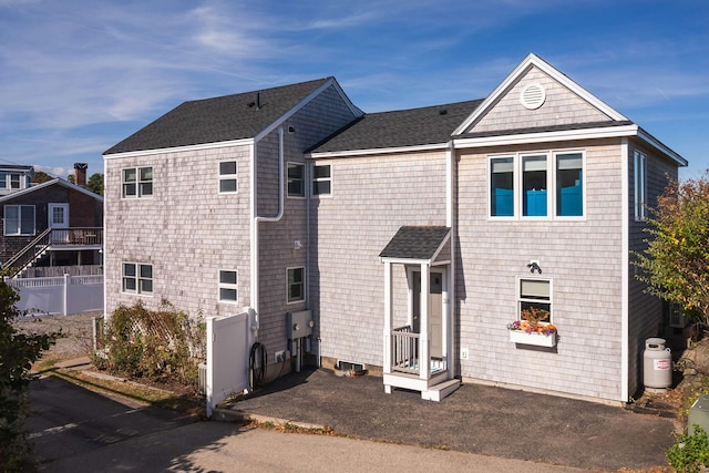 view of front of home