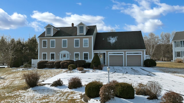 view of colonial-style house