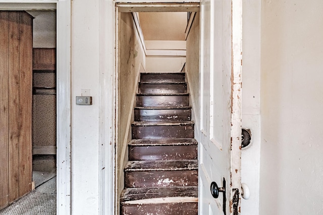 view of staircase