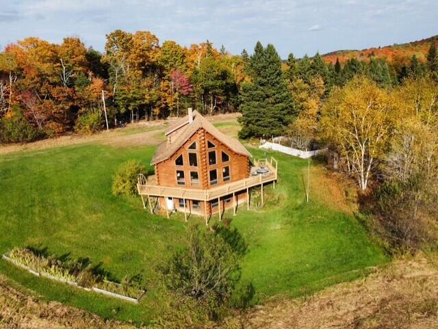 55 Brown Rd, Oakfield, ME 04763 - aerial view