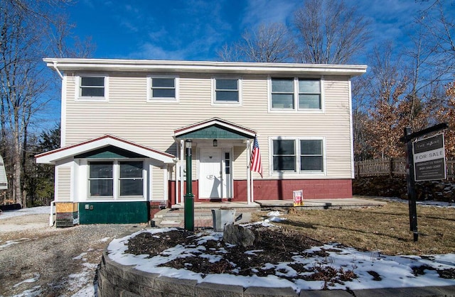 view of front of house