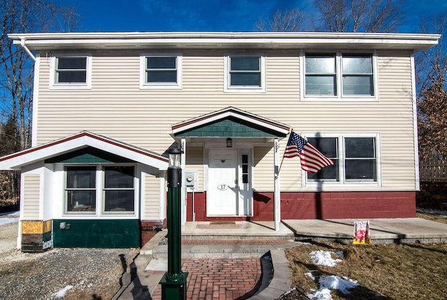 view of front of home