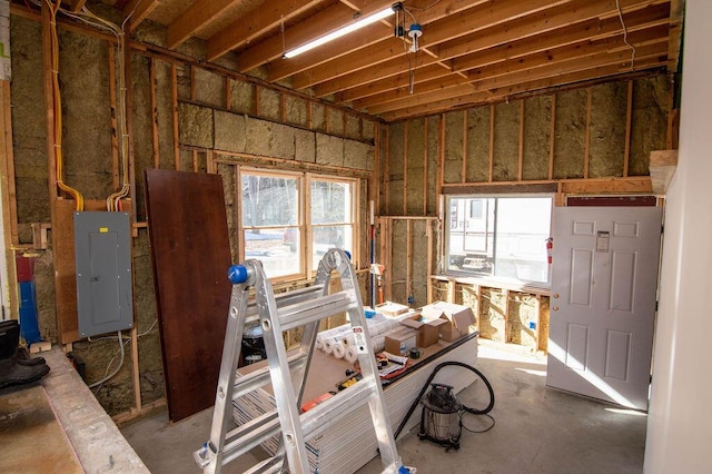 miscellaneous room featuring electric panel