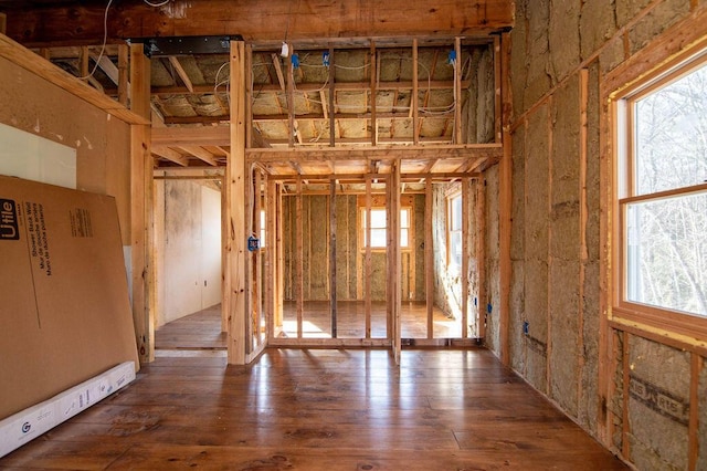 misc room featuring hardwood / wood-style floors