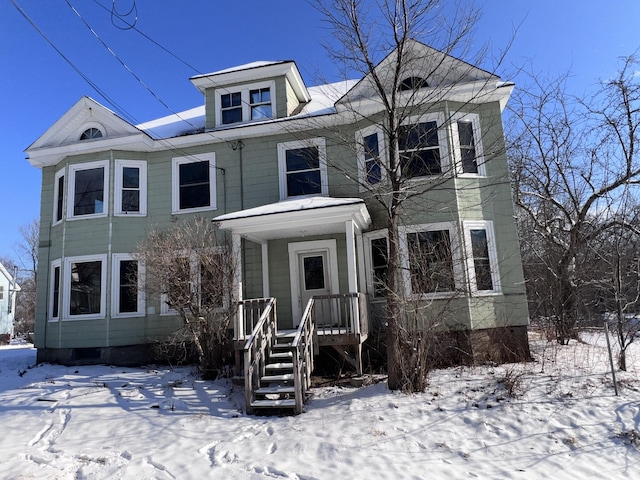 view of front of property