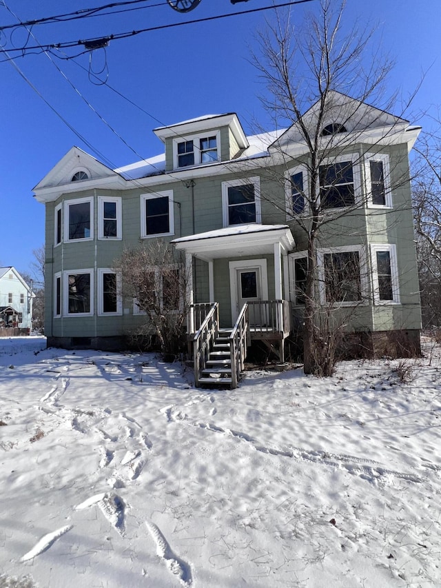 view of front of home