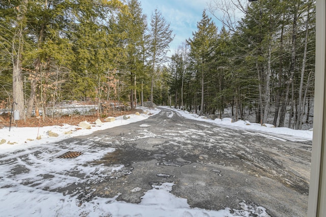 view of road