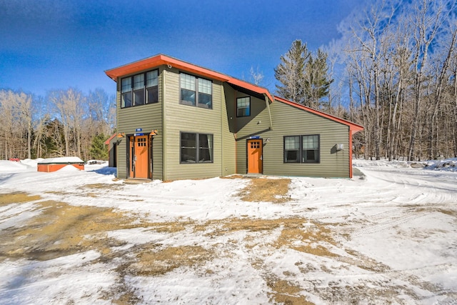 view of front of home