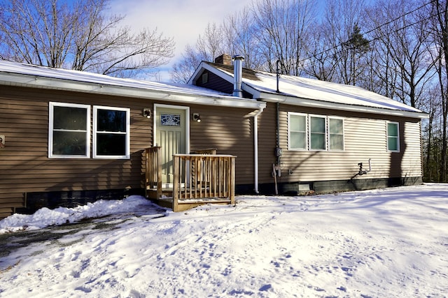 view of front of property