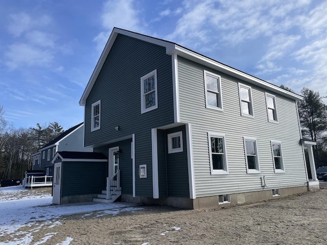 view of front of property