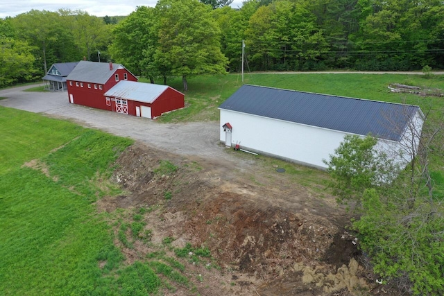 61 Hathaway Hill Rd, Livermore, ME 04253 - view from above of property featuring a forest